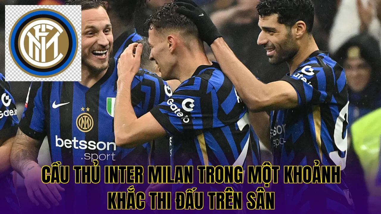 Cầu thủ Inter Milan trong một khoảnh khắc thi đấu trên sân