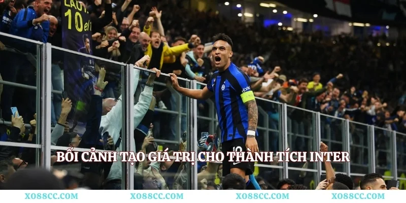 Bối cảnh tạo giá trị cho thành tích Inter