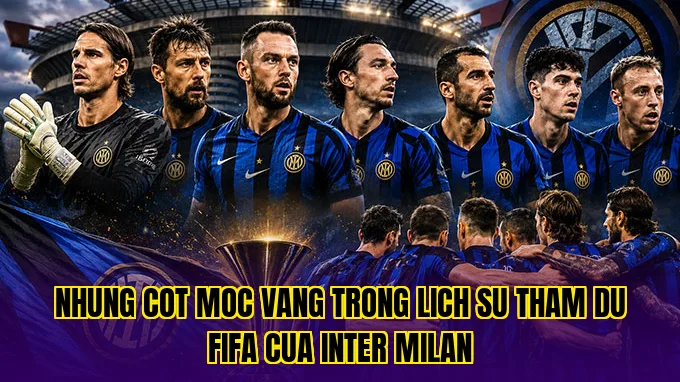 Nhung cot moc vang trong lich su tham du FIFA cua Inter Milan